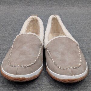 JBU BY JAMBU Womens Shoes - Taupe, Torino Mule, Slip On, Faux Fur Lined, 7